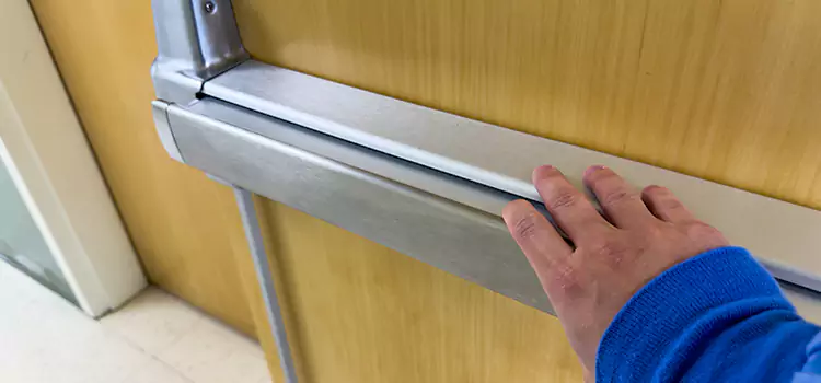 Installing a Push Bar on a Door Niagara Falls